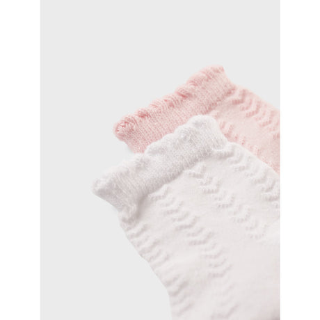 Name It Bright White Ballerina Ditta 2-Pack Socks