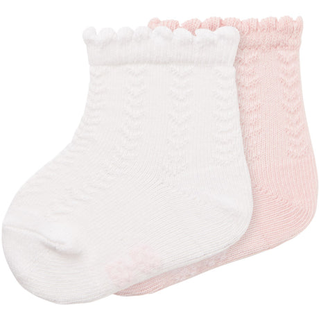 Name It Bright White Ballerina Ditta 2-Pack Socks