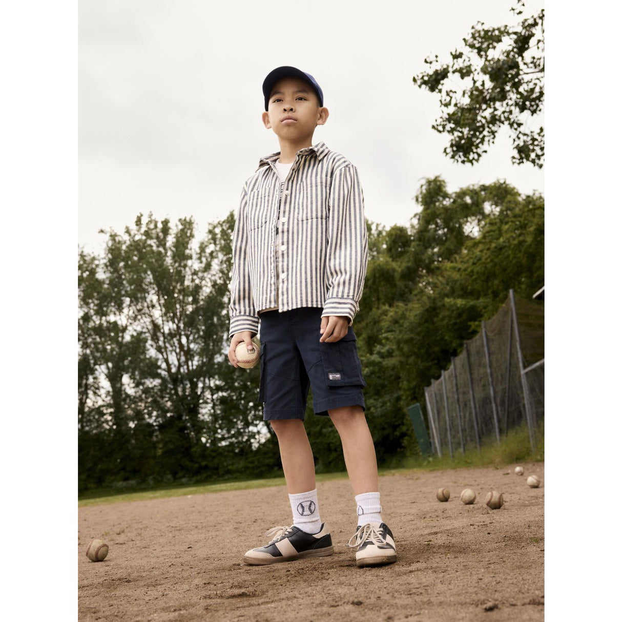 Name It Light Grey Melange Bright White Dale 2-Pack Socks