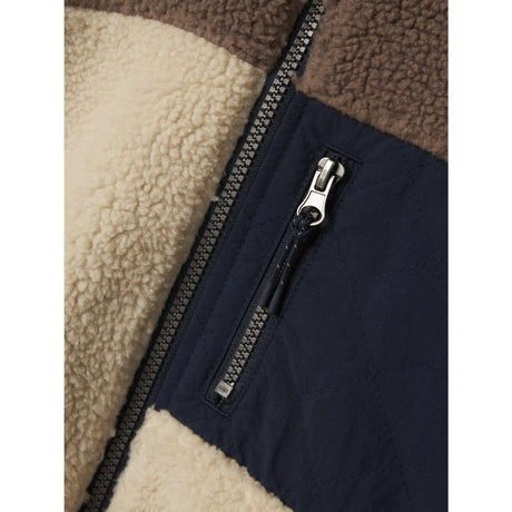 Name It Fog Monico Teddy Jacket Block