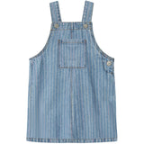 Name It Light Blue Denim Multi Macie Stripe Denim Spencer Dress