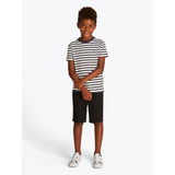 Tommy Hilfiger Dark Night Navy White Breton Stripe Essential Cotton Reg T-Shirt