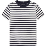Tommy Hilfiger Dark Night Navy White Breton Stripe Essential Cotton Reg T-Shirt