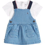 Tommy Hilfiger Denim Medium 01 Denim Dungaree Dress