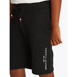 Tommy Hilfiger Black Essential Sweatshorts