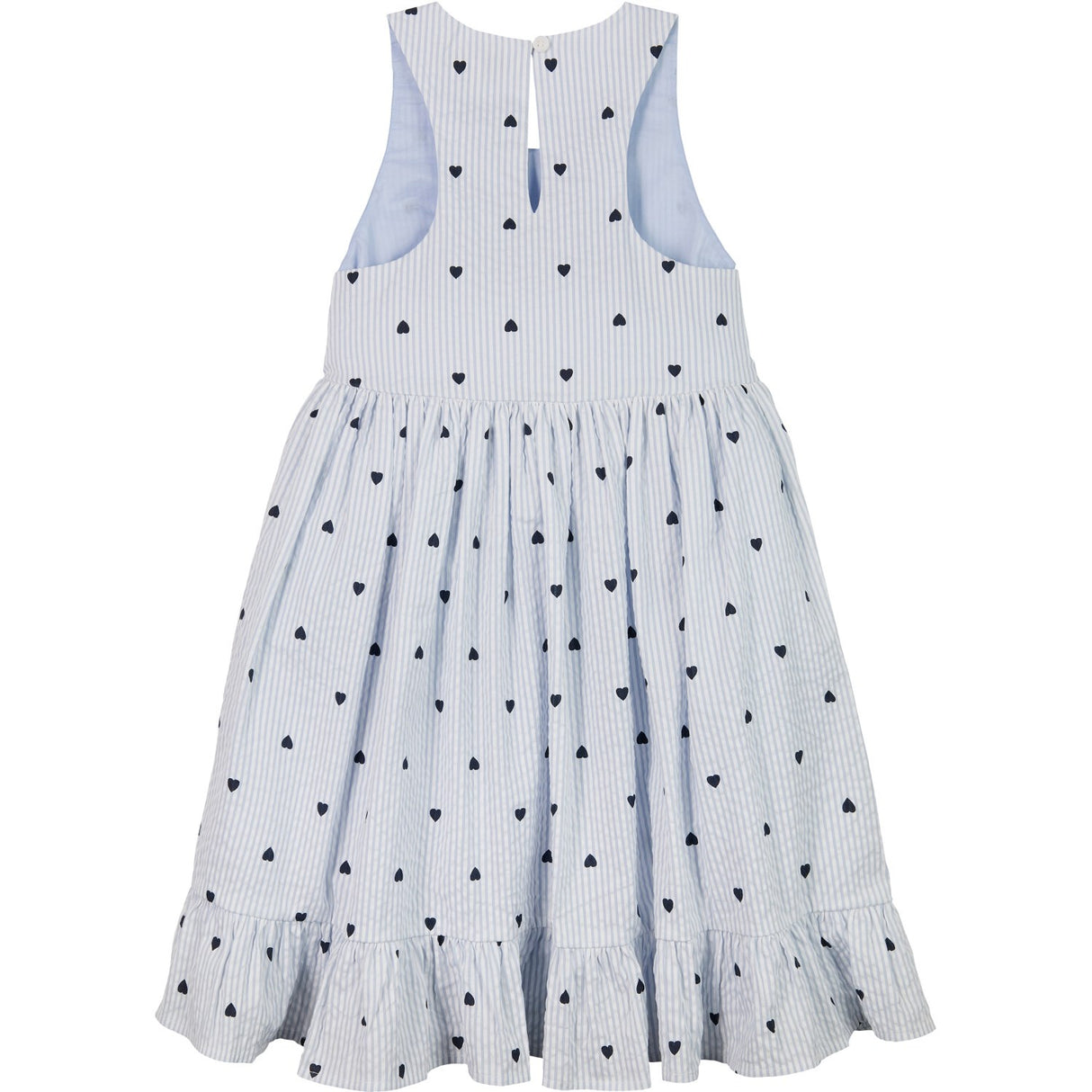 Tommy Hilfiger Breezy Blue Stripes Aop Seersucker Dress