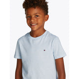 Tommy Hilfiger Breezy Blue Heather Essential Cotton Reg T-Shirt