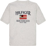 Tommy Hilfiger Snow White Heather Flag Terry Emb T-Shirt