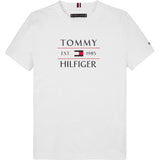 Tommy Hilfiger White Flag Reg T-Shirt