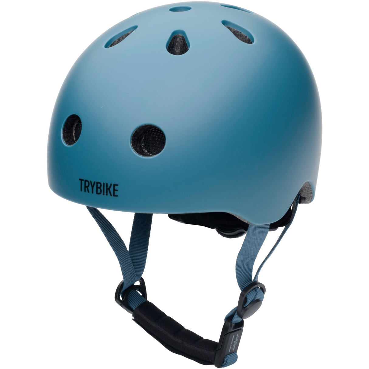 Trybike Vintage Blue Bike Helmet With retrolook