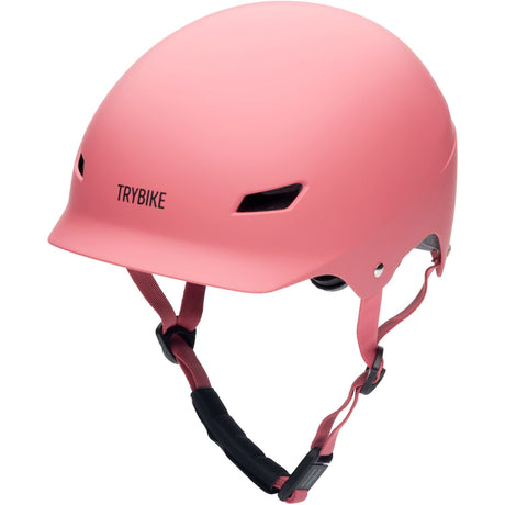 Trybike Vintage Rose Bike Helmet With retrolook