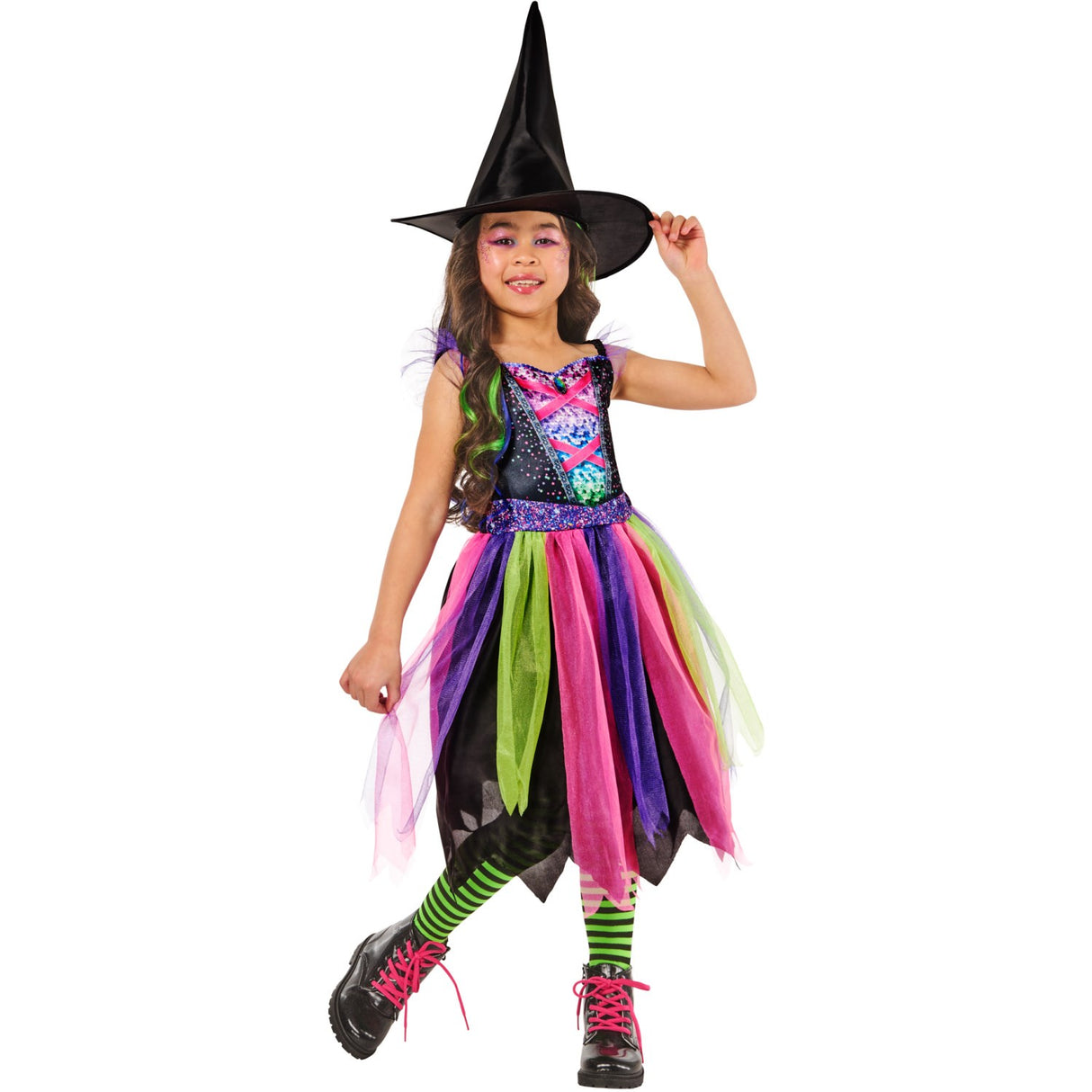 Rubies Spider Webbing Dress w. Dress and Hat Costume