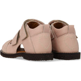 Angulus Rosebud Beginner Sandal Med Kontrast Hjertebroderi
