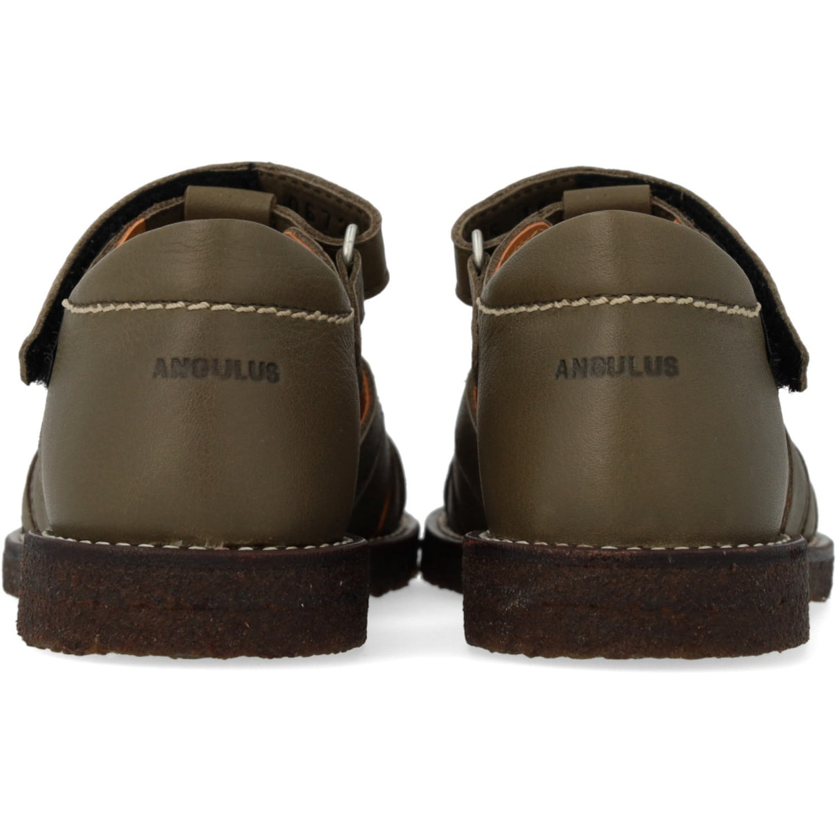 Angulus Forrest/Marshland print Leathersandal Med Stjernedetalje