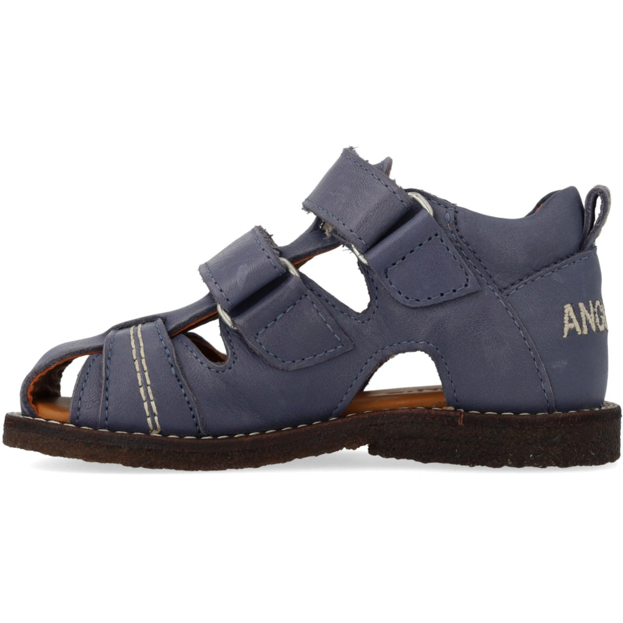 Angulus Indigo Sandal Med Stjernebroderi