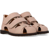 Angulus Rosebud Beginner Sandal Med Kontrast Hjertebroderi