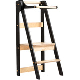 Duck Woodworks Transformable Kitchen Tower Black