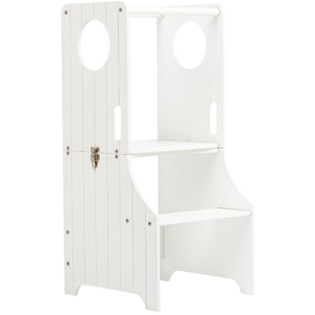 Duck Woodworks Space X Foldable Kitchen Tower White