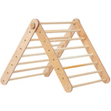 Duck Woodworks Climbing Triangle Floor Set Natural