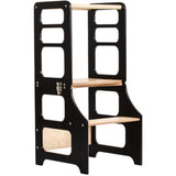 Duck Woodworks Foldable Kitchen Tower Black