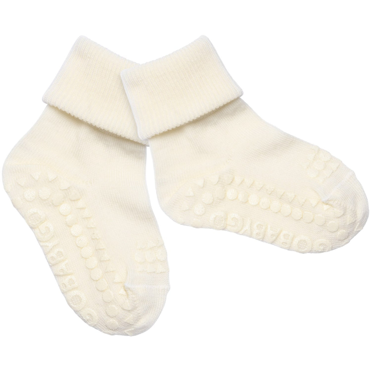 Gobabygo Snowflake Non-Slip Socks In Merino Wool