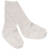 Gobabygo Ivory Glitter (Buttercream) Non-Slip Socks In Bamboo