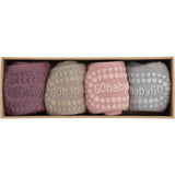 Gobabygo Purple/Sand/Pink/Grey Combo Box Organic Cotton