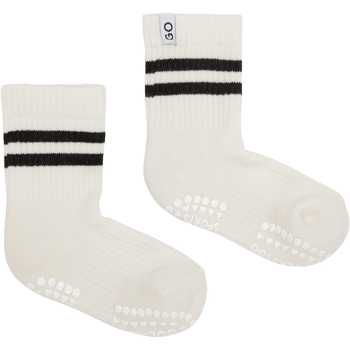 Gobabygo Black Non-Slip Sport Socks