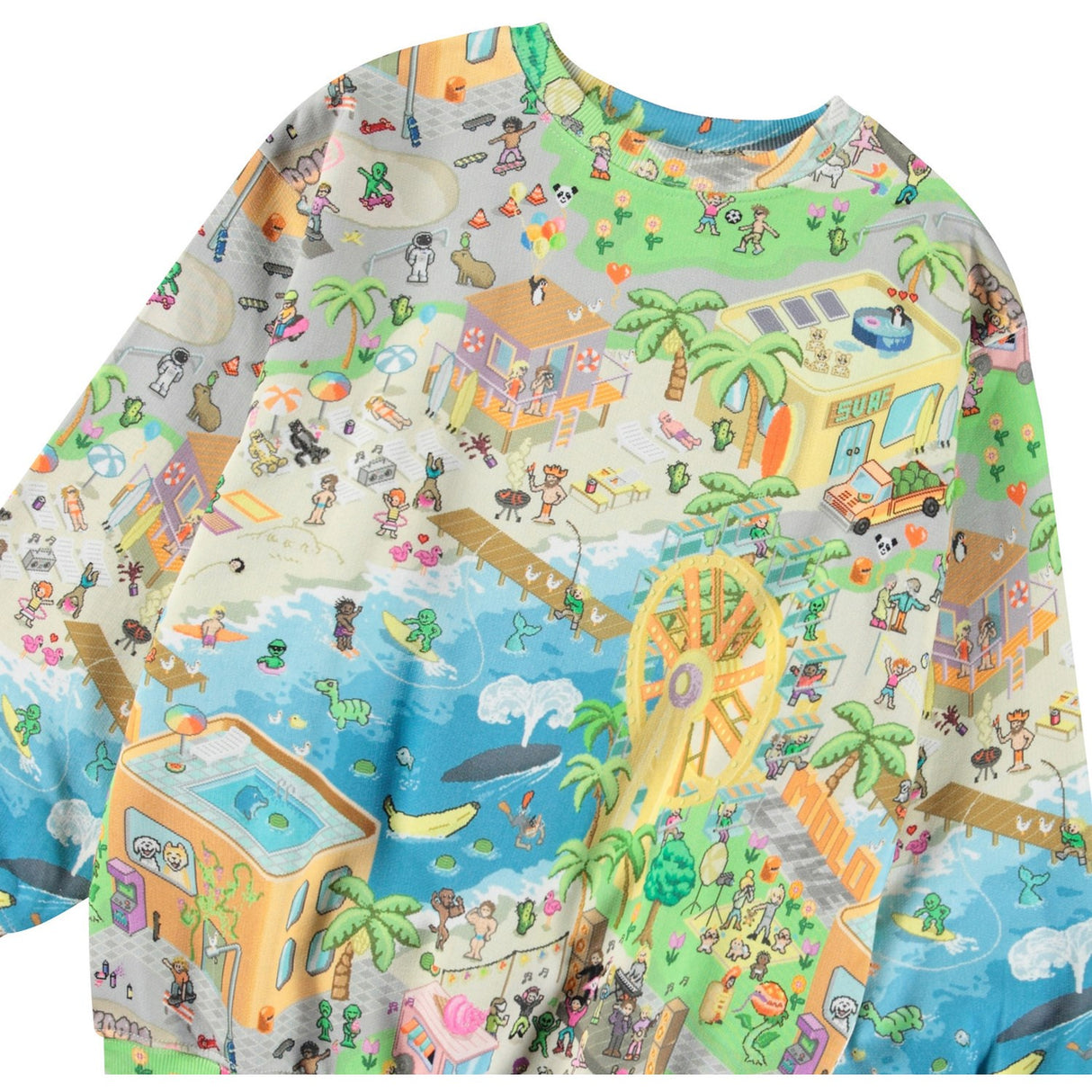 Molo Pixelcation Monti Sweatshirt