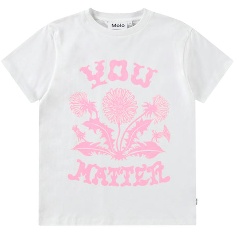 Molo Pink Dandelion Riley T-Shirt