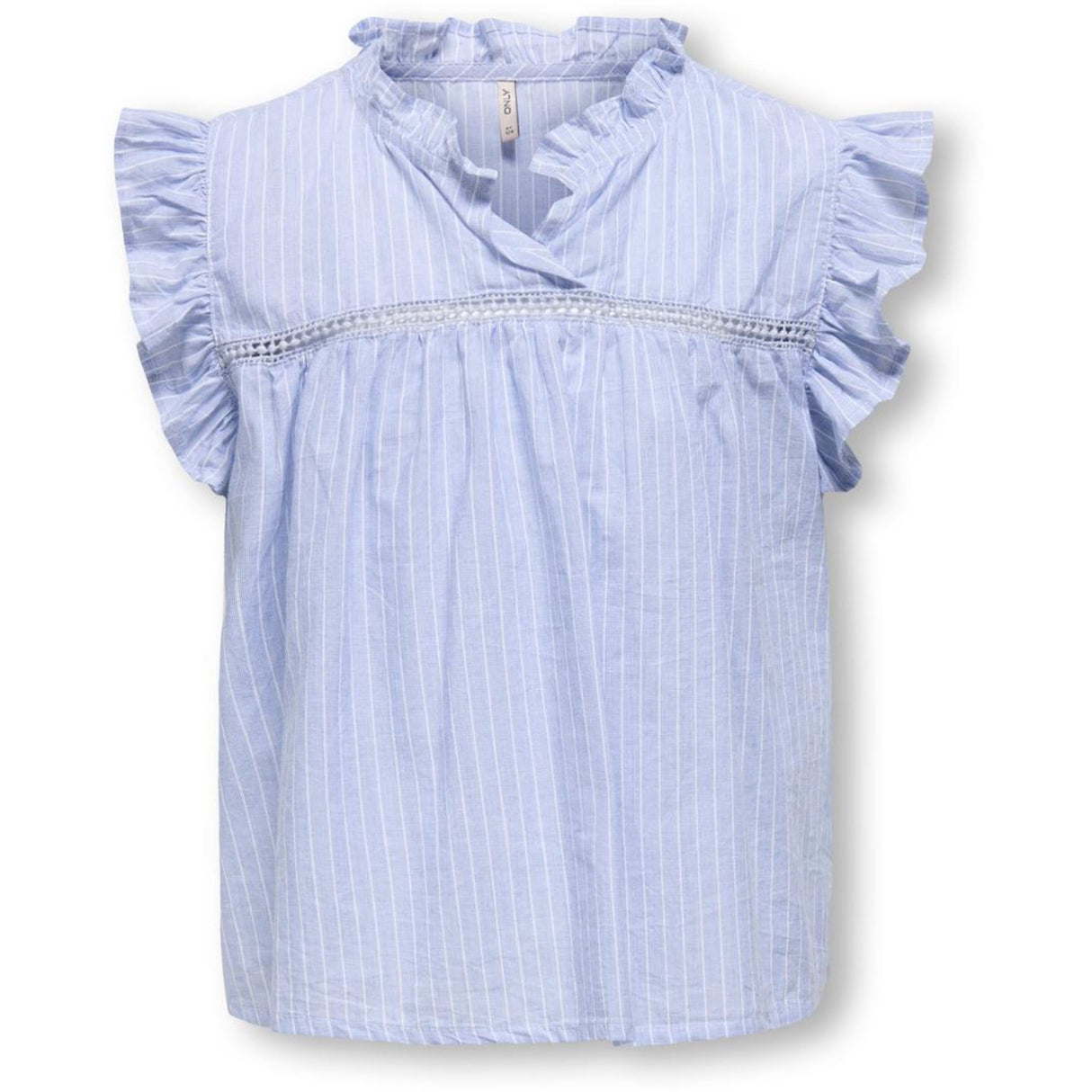 kids ONLY Cashmere Blue White Daimi Detail Shirt