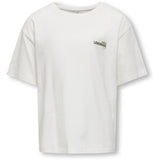 kids ONLY Cloud Dancer Lemonade Helen Life Loose Printed T-Shirt