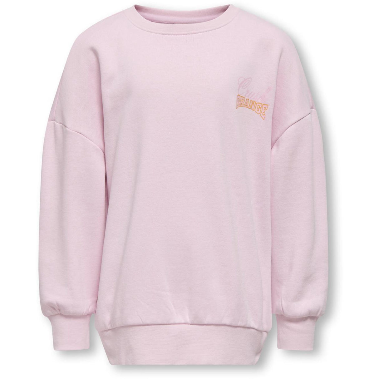 kids ONLY Roseate Spoonbill Orange Phoebe Life Printed Crew Sweatshirt