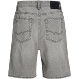 Jack & Jones Junior Grey Denim Tony Original Shorts Mf 928