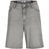 Jack & Jones Junior Grey Denim Tony Original Shorts Mf 928