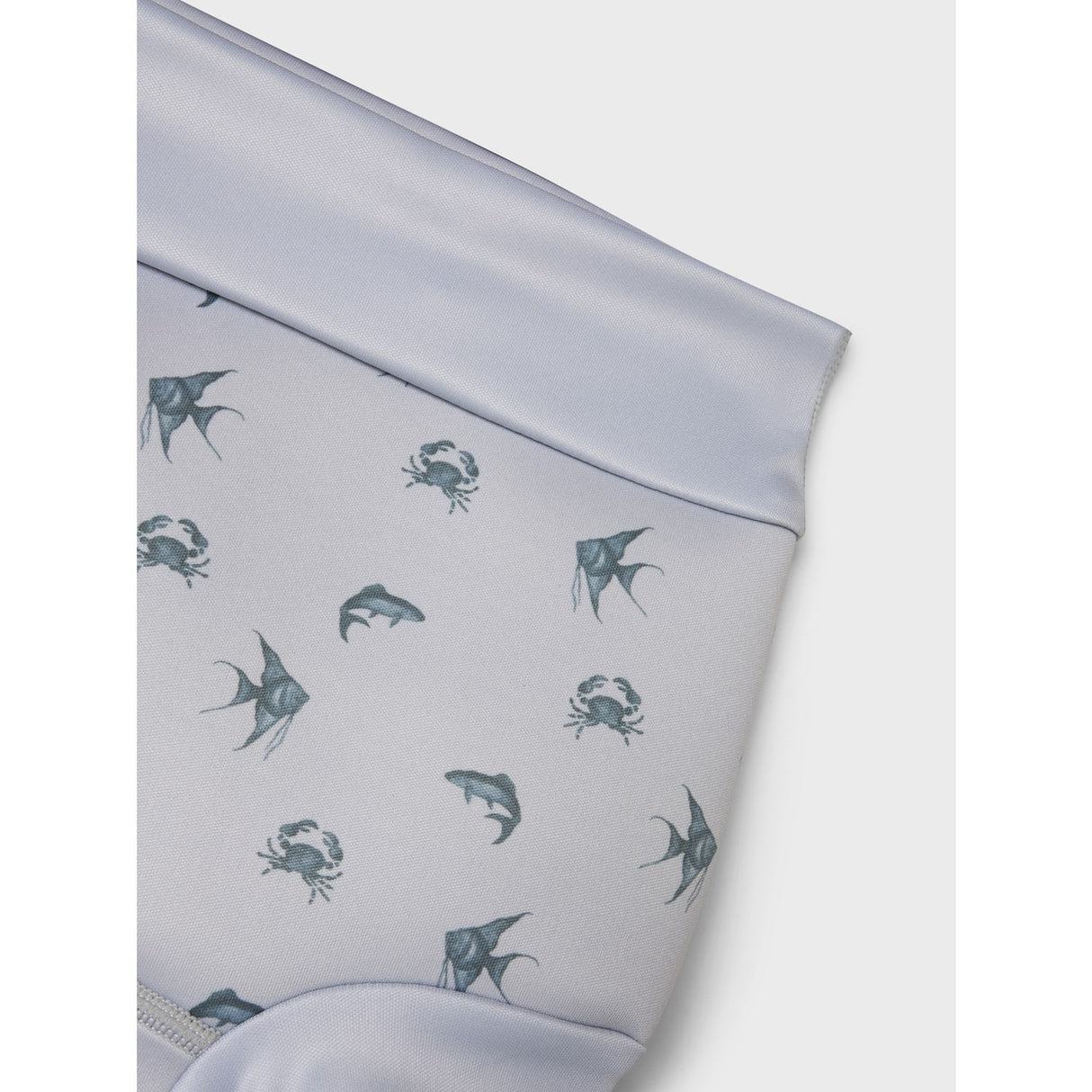 Lil'Atelier Vapor Blue Fero Swim Brief With Shield