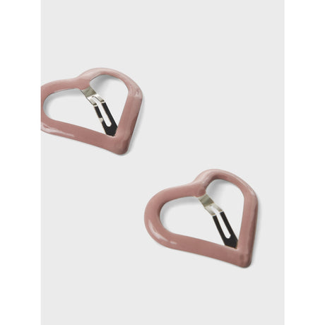 Lil'Atelier Peach Whip Olina 2-Pack Hair Clips