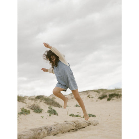 Lil'Atelier Turtledove Melange Darla Slim Blouse