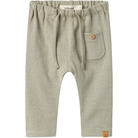 Lil'Atelier Moss Gray Feng Loose Pants