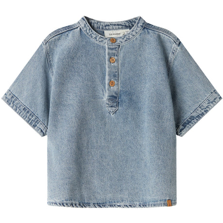 Lil'Atelier Medium Blue Denim Fundo Loose Denim Shirt