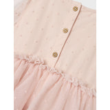 Lil'Atelier Peach Blush Frilla Loose Tulle Dress
