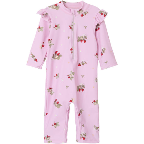 Name It Fragrant Lilac Zila 3/4 UV Swimsuit