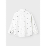 Name It Bright White Bow Filippas Oversize Long Shirt