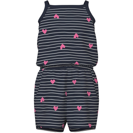 Name It Dark Sapphire Hearts Vigga Strap Suit
