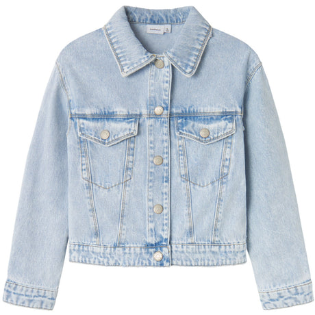 Name It Light Blue Bleached Denim Mila Denim Jacket Noos