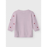 Name It Light Lilac Detrille Knit Cardigan