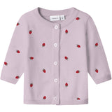 Name It Light Lilac Detrille Knit Cardigan
