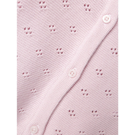 Name It Light Lilac Fie Knit Cardigan