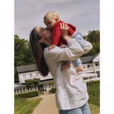 Name It Lipstick Red Fie Knit Cardigan