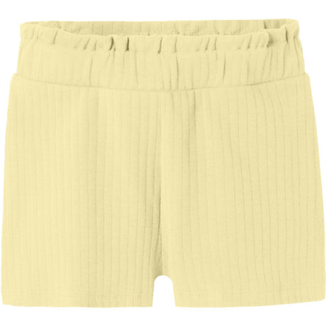 Name It Pastel Yellow Surajali Shorts Noos